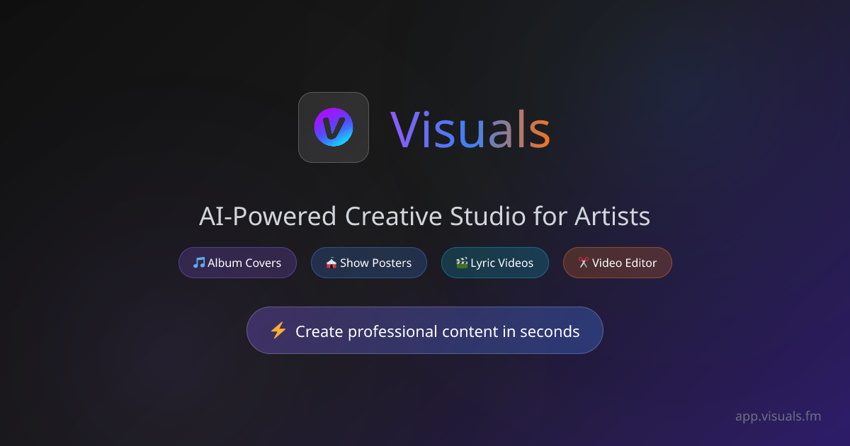 Visuals - AI-Powered Creative Studio for Artists | Create Music Videos ...